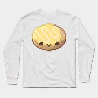 Pixel Lemon jelly donut Long Sleeve T-Shirt